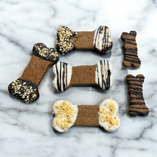 Yogurt/Carob Dipped Peanut Butter Bones x 1(Net Wt. 1-2oz)